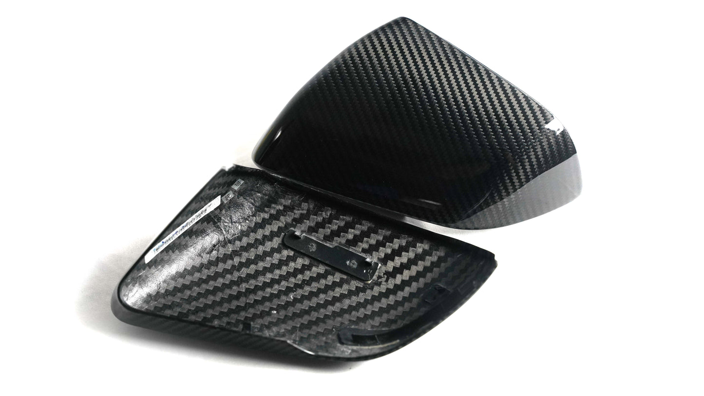 2015-24 MUSTANG CARBON FIBER MIRROR CAP REPLACEMENTS