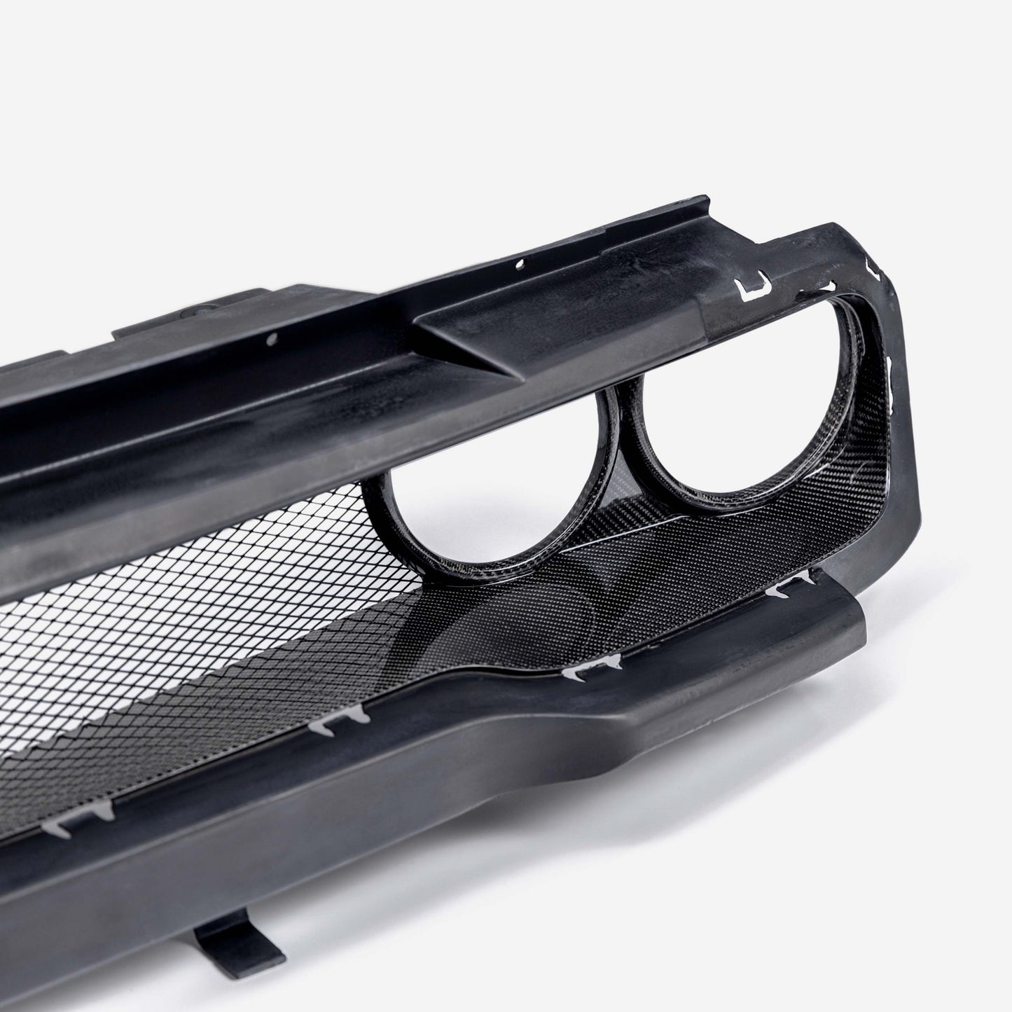 2015-23 DODGE CHALLENGER HELLCAT/WIDEBODY TYPE-SA CARBON FIBER FRONT GRILLE