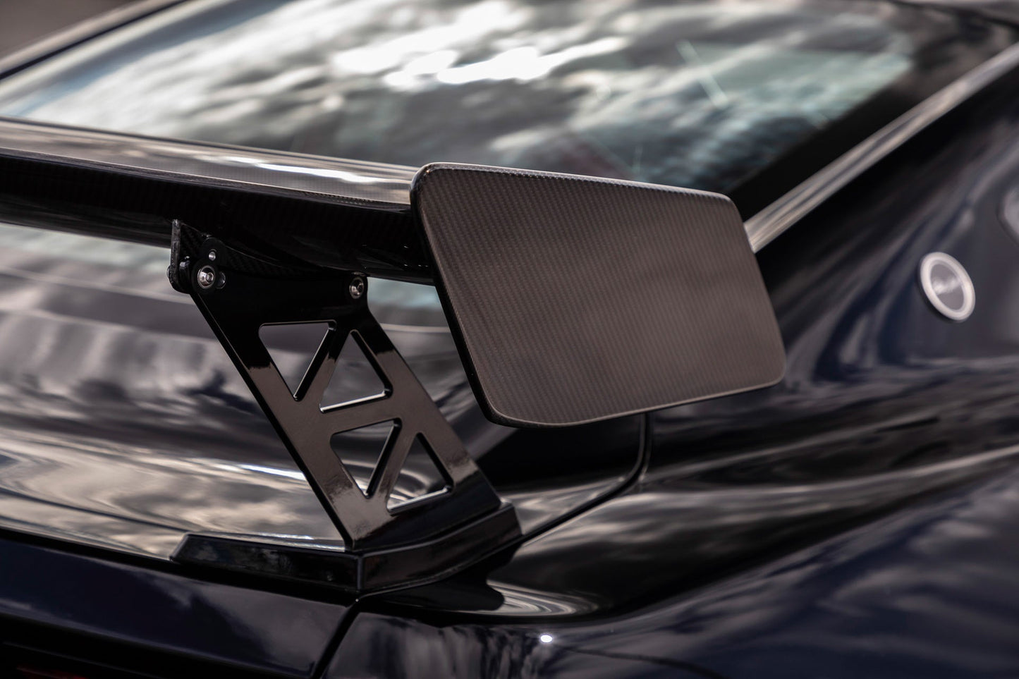 2020-23 SHELBY GT500 CODE RED CARBON FIBER REAR WING - HIGH PROFILE