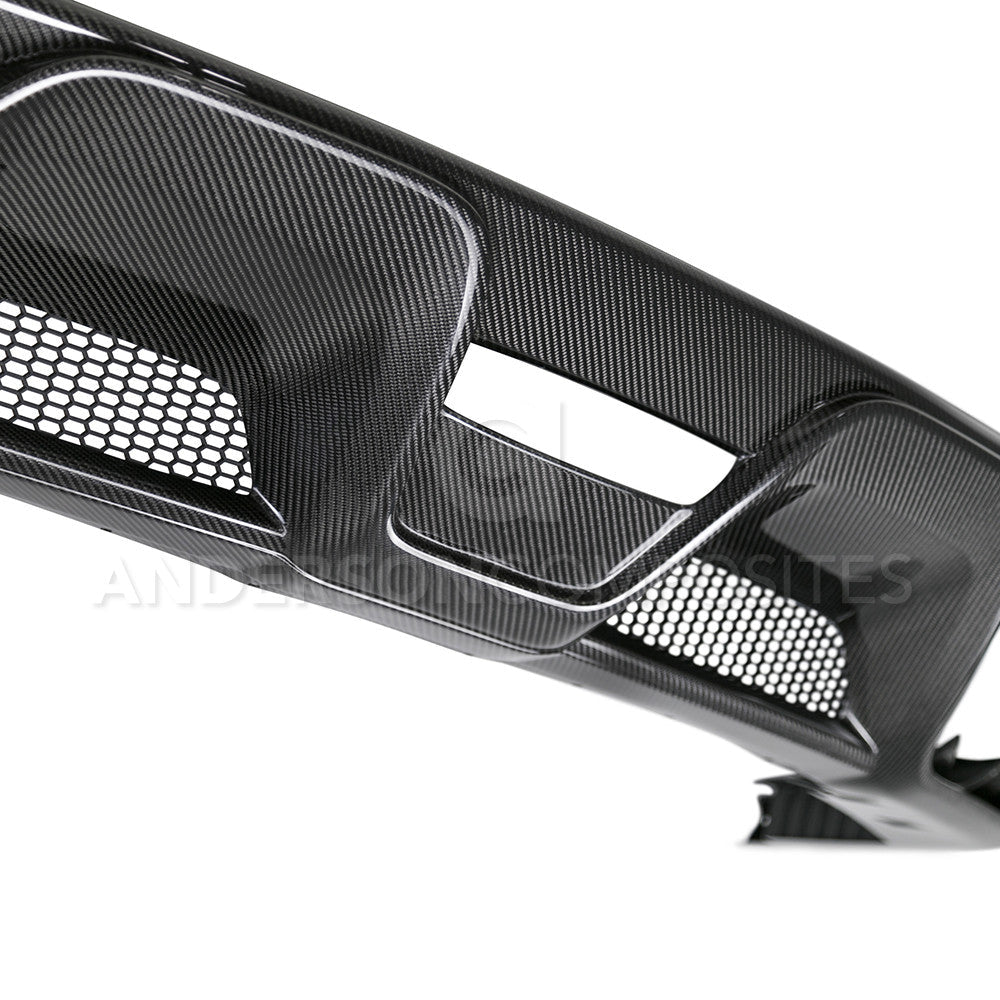 2015-20 MUSTANG SHELBY GT350 CARBON FIBER REAR DIFFUSER