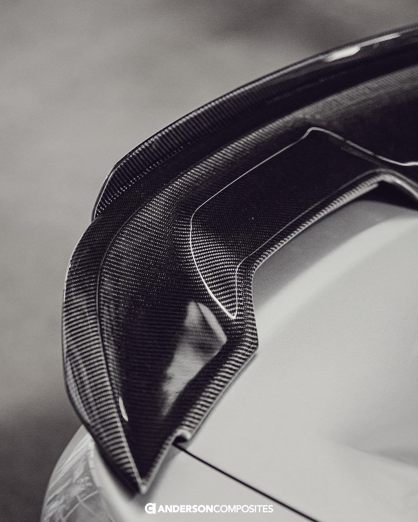 2020-22 MUSTANG SHELBY GT500/GT350 CARBON FIBER GURNEY FLAP