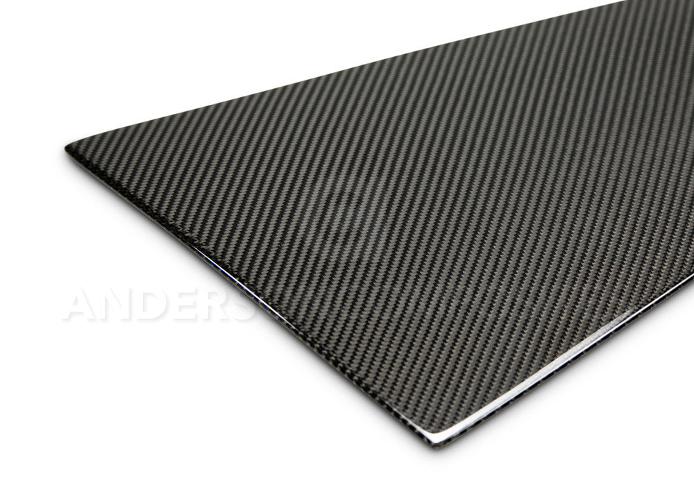 2015-23 MUSTANG CARBON FIBER TYPE-FLAT SIDE WINDOW LOUVERS (PAIR)