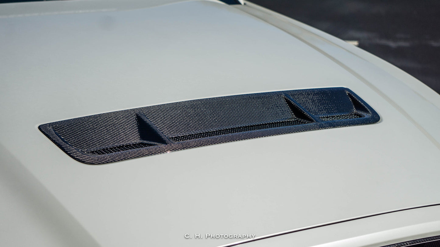 2010-14 SHELBY GT500 CARBON FIBER HOOD VENT