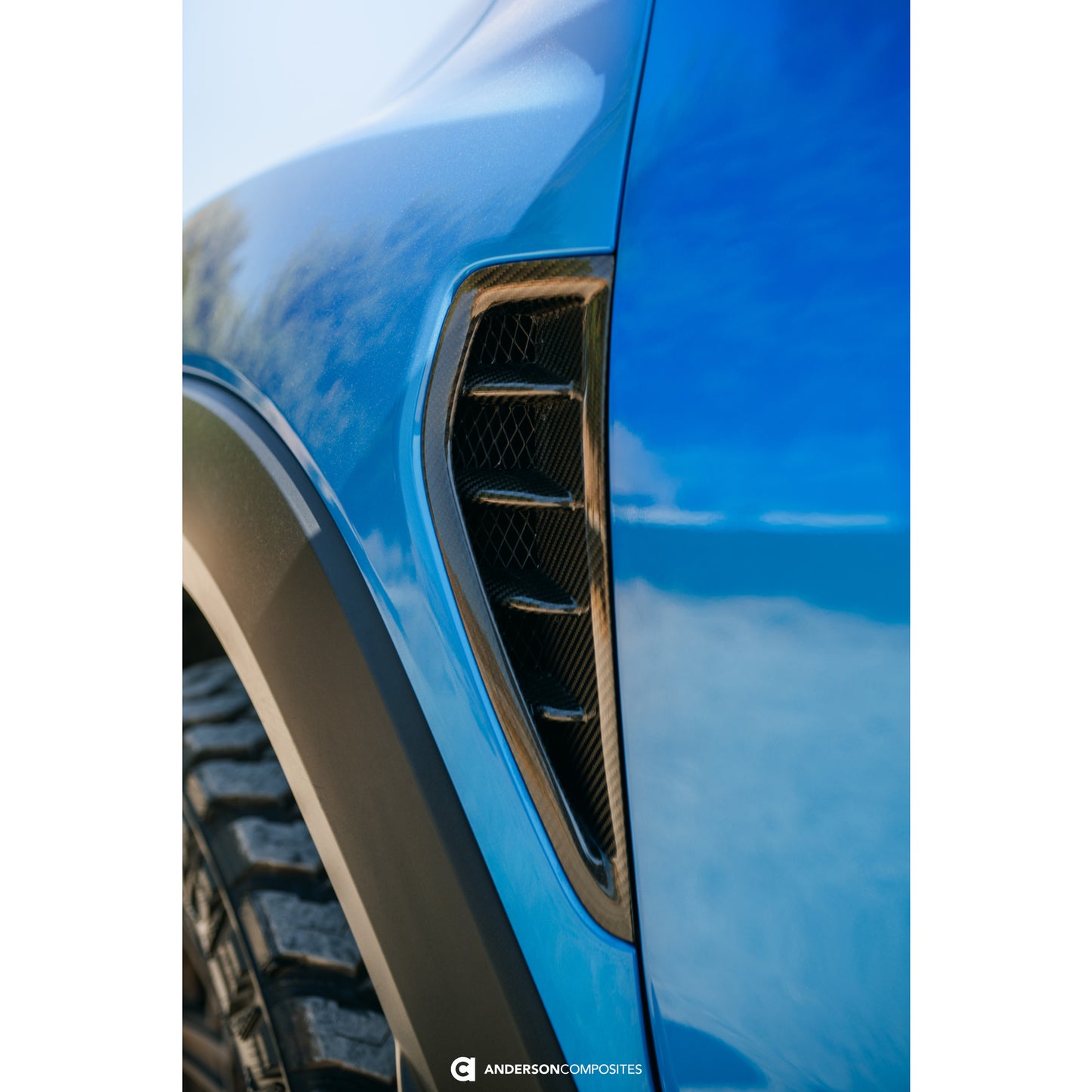 Carbon Fiber Fenders Vents For 2021-2024 RAM TRX And 2025 RHO