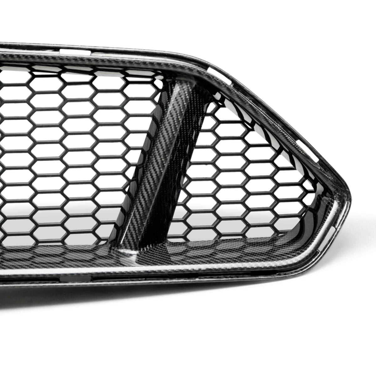 2018-23 Ford Mustang GT Type-GT carbon fiber upper grille - view 4