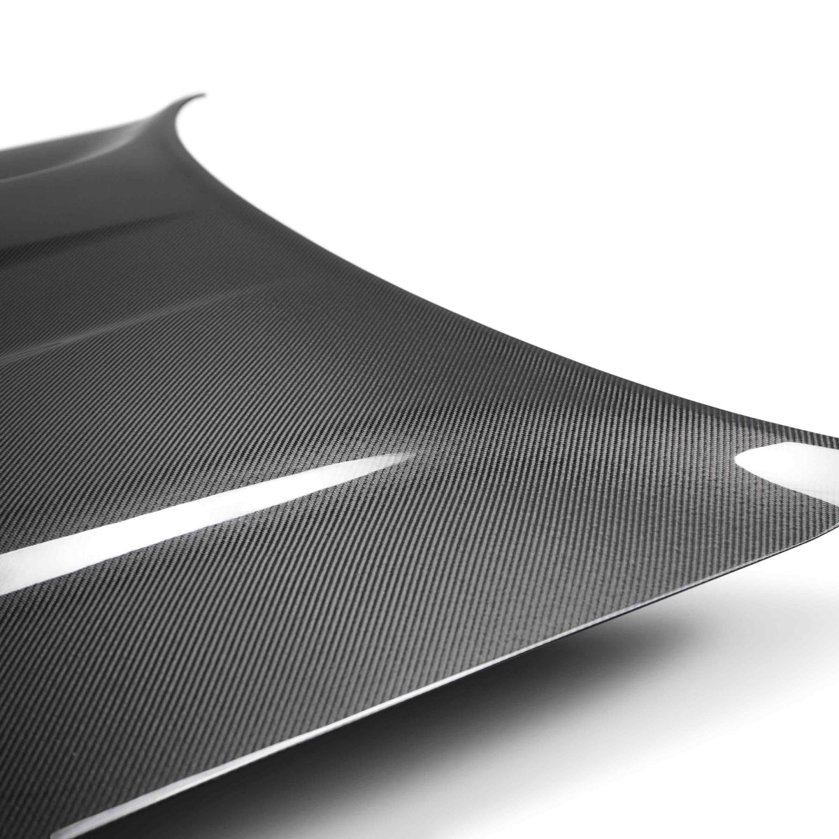 2015-23 Dodge Challenger Hellcat/Redeye Type-RE Dual Snorkel Carbon Fiber Hood - Image 5