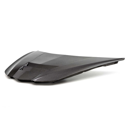Anderson Composites 2020–24 Chevrolet Corvette C8 Type-LT Double-Sided Carbon Fiber Hood, view 2