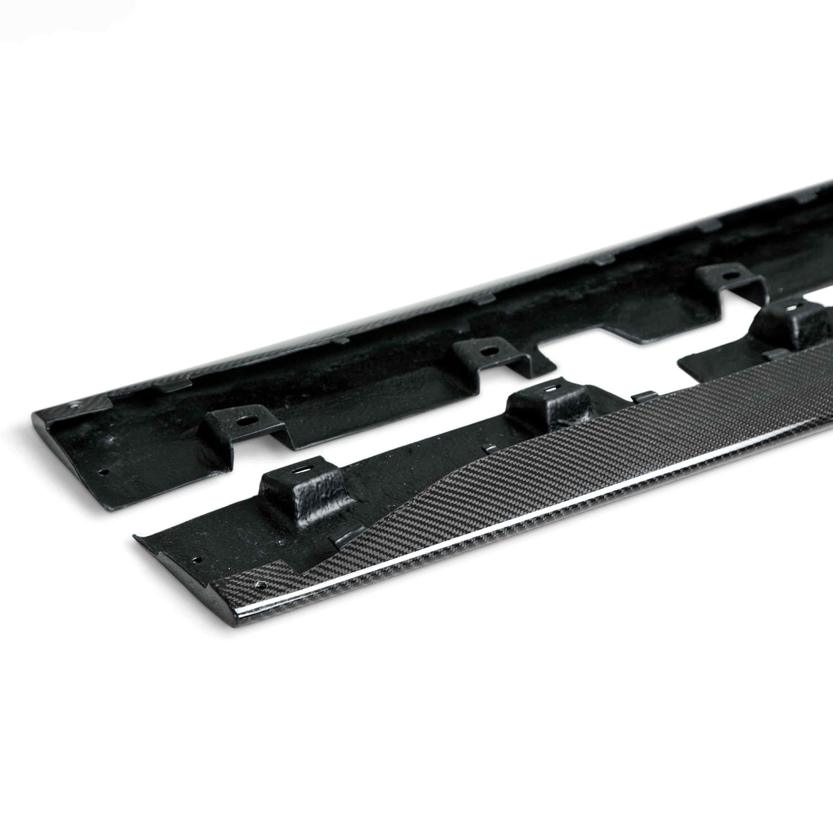 Type-OE carbon fiber side rocker splitters - alternate view