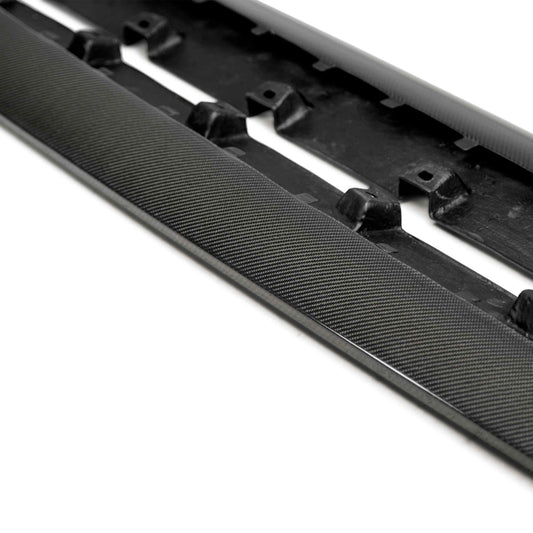 2015-23 Ford Mustang Type-GR GT350-Style Carbon Fiber Side Rocker Panel Splitters - view 2