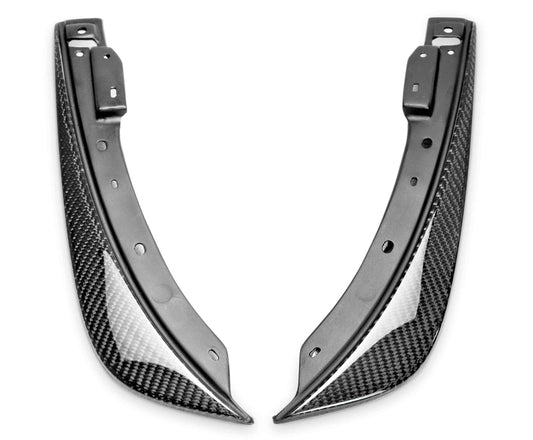 Anderson Composites Carbon Fiber Front Bumper Canards for 2008–14 Dodge Challenger alternate view