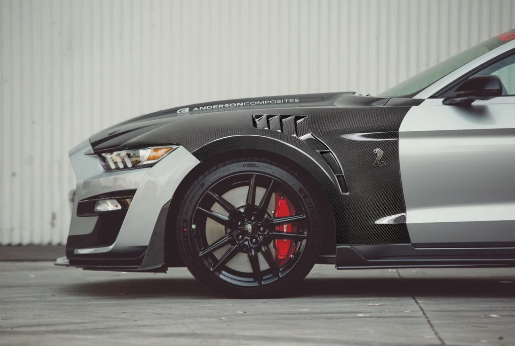 2020-22 FORD MUSTANG SHELBY GT500 TYPE-TPF CARBON FIBER FENDERS (PAIR)