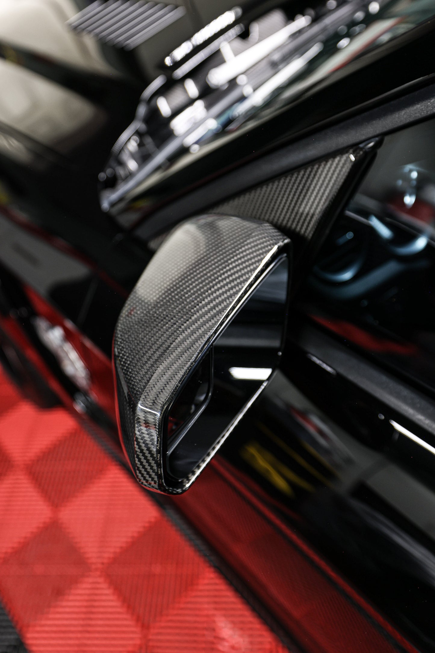 2010-14 Mustang Carbon Fiber Side Mirror Housings