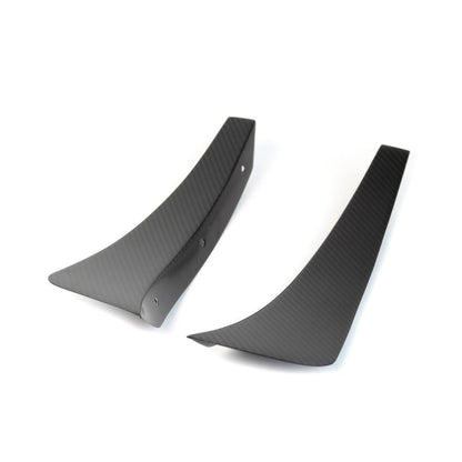 2015–23 Dodge Challenger Hellcat APR carbon fiber front bumper canards, view 1