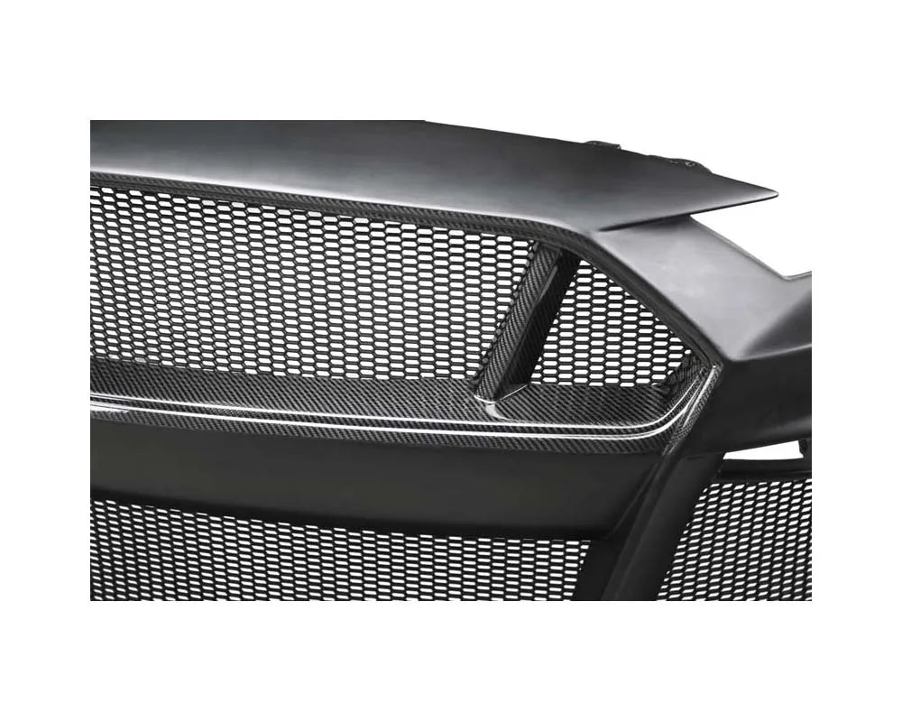 Anderson Composites Type-ST partial-carbon front bumper for 2018-2023 Ford Mustang - detail view 2