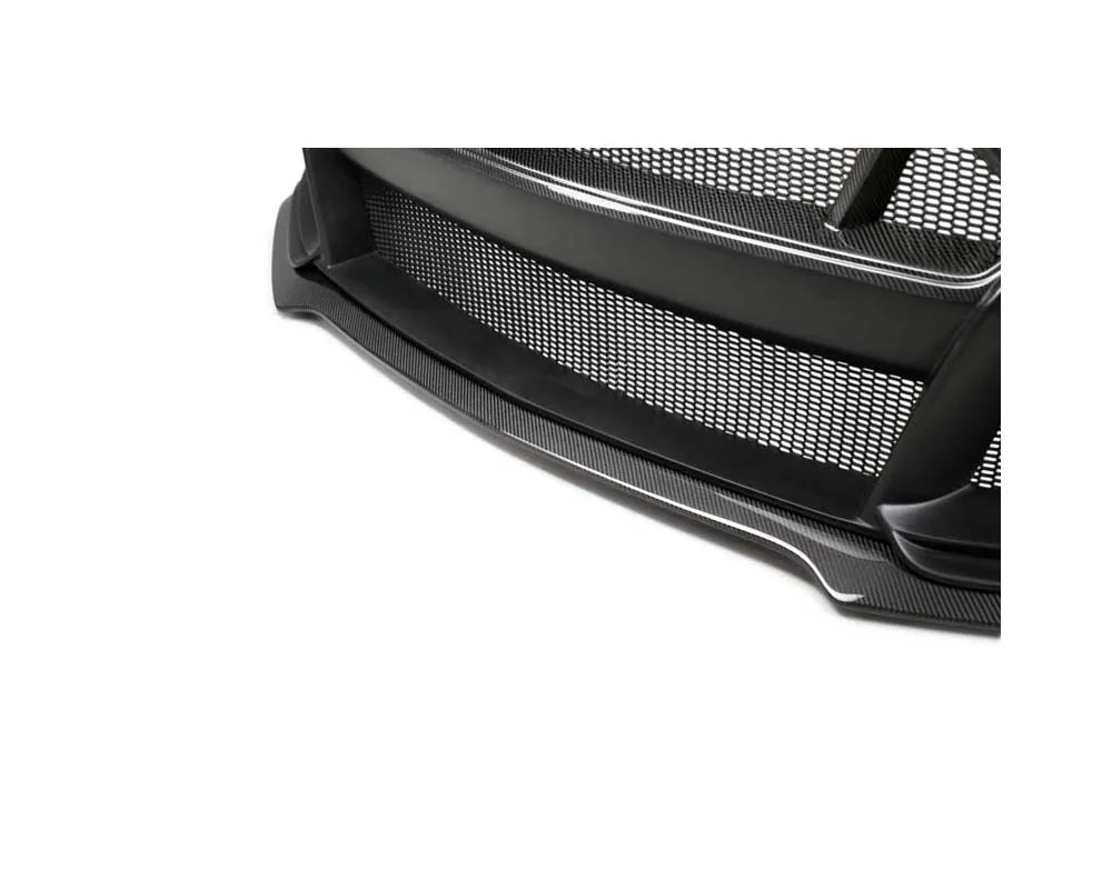 Anderson Composites Type-ST partial-carbon front bumper for 2018-2023 Ford Mustang - detail view 3