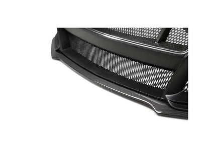 Anderson Composites Type-ST partial-carbon front bumper for 2018-2023 Ford Mustang - detail view 3