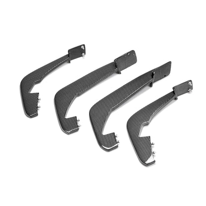2020–26 Chevrolet Corvette C8 Carbon Fiber Rear Diffuser Fins