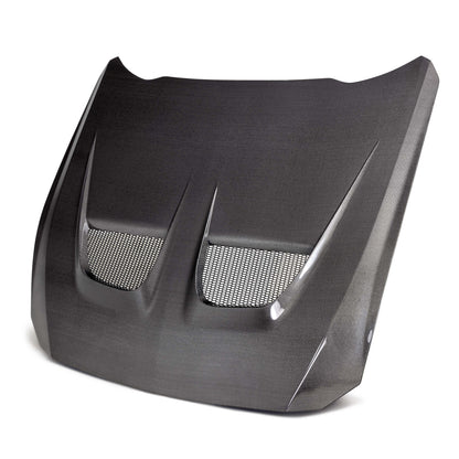 2024-26 Ford Mustang Type-GTD Double-Sided Carbon Fiber Hood