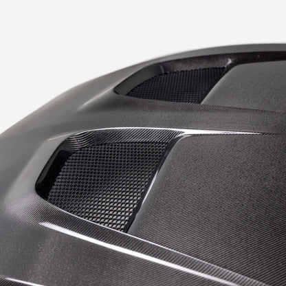 2024-26 Ford Mustang Type-GTD Double-Sided Carbon Fiber Hood