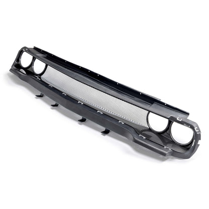 2015-23 DODGE CHALLENGER HELLCAT/WIDEBODY TYPE-SA CARBON FIBER FRONT GRILLE