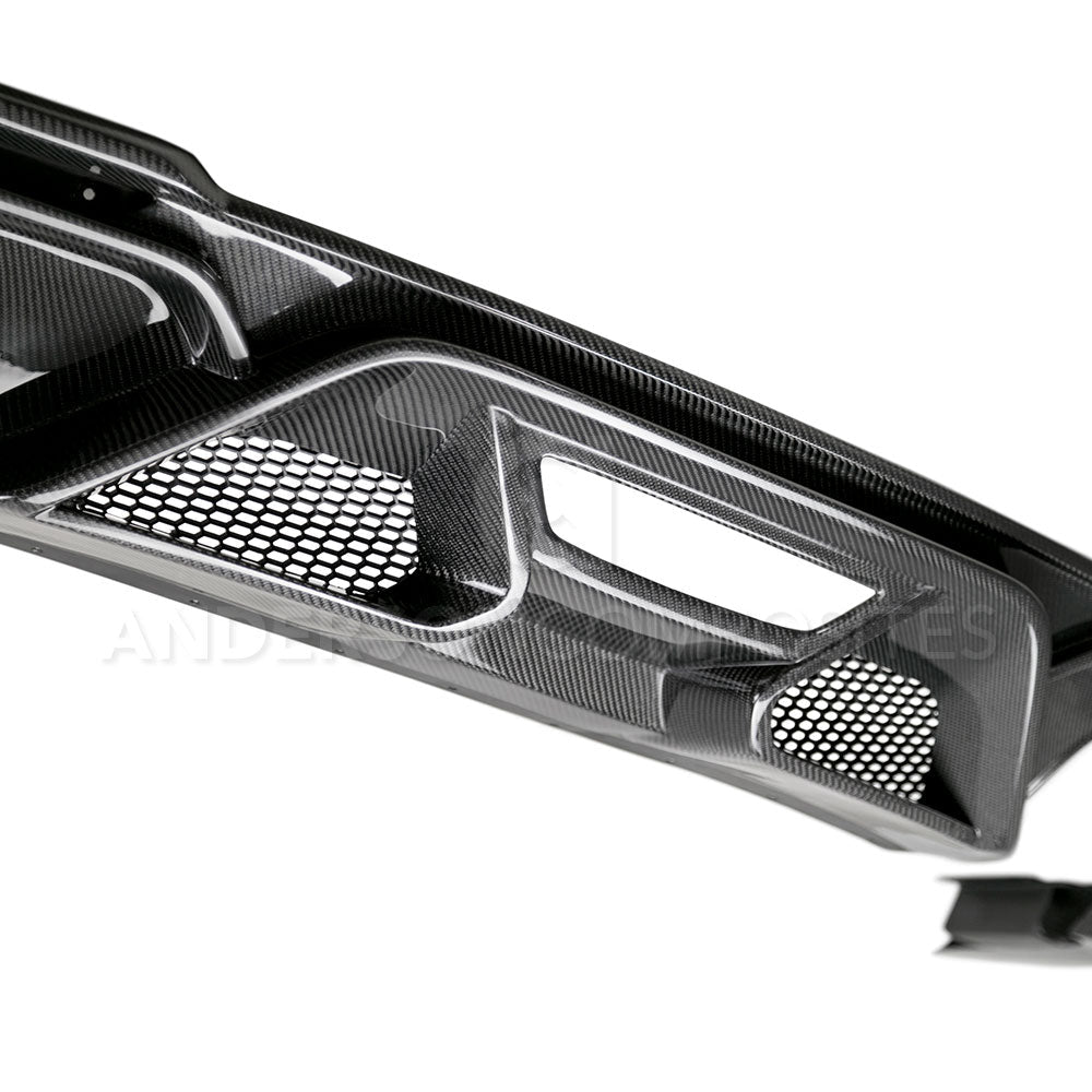 2020 - 2023 MUSTANG SHELBY GT500 CARBON FIBER REAR DIFFUSER