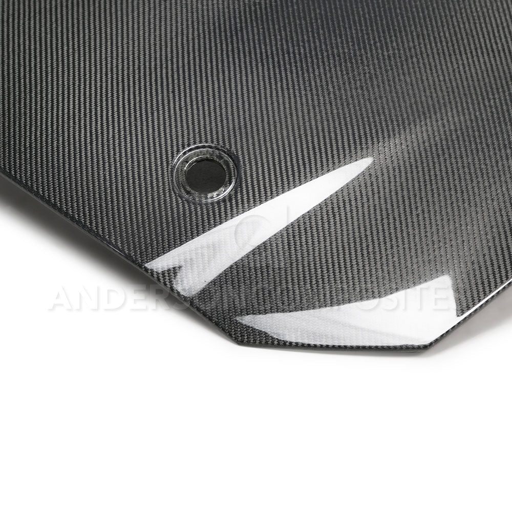 2020 - 2023 MUSTANG SHELBY GT500 DOUBLE SIDED CARBON FIBER HOOD