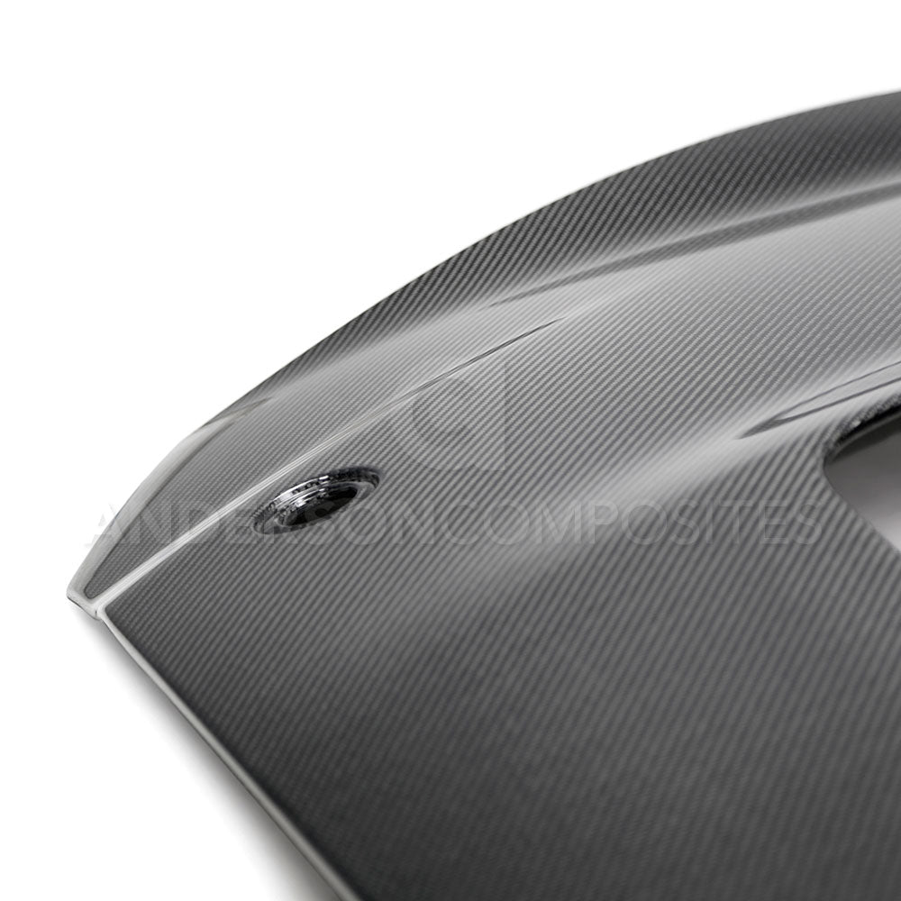 2020 - 2023 MUSTANG SHELBY GT500 DOUBLE SIDED CARBON FIBER HOOD