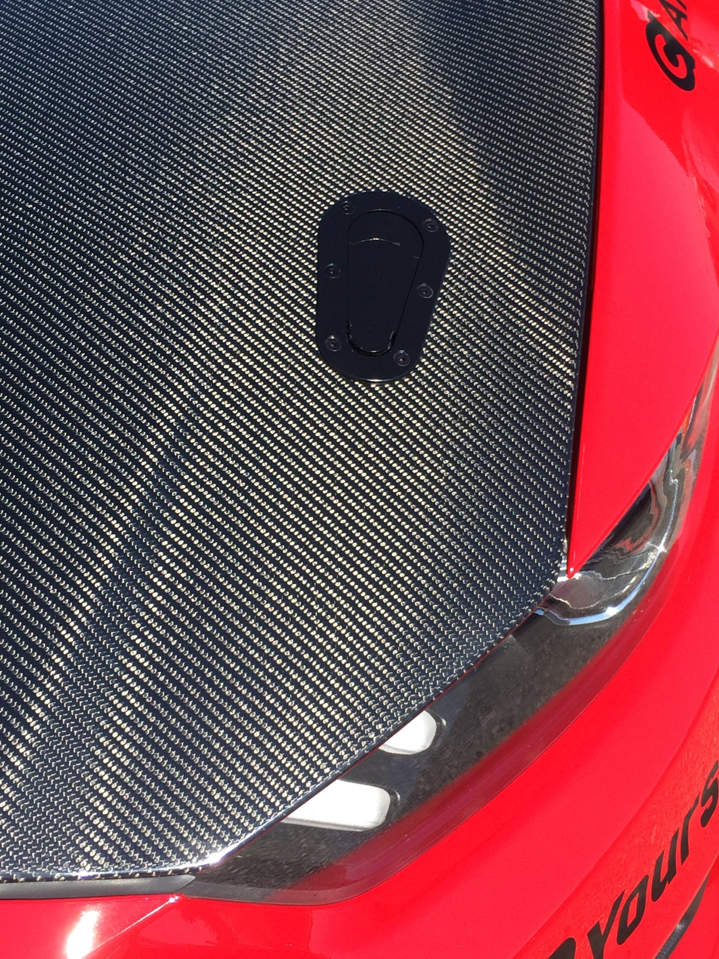 2015 - 2020 MUSTANG SHELBY GT350 DOUBLE-SIDED CARBON FIBER HOOD