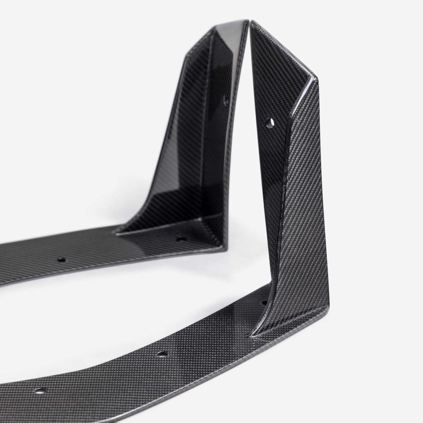 Type-GT5 Carbon Fiber Front Splitter Wickers For 2024-2025 Ford Mustang