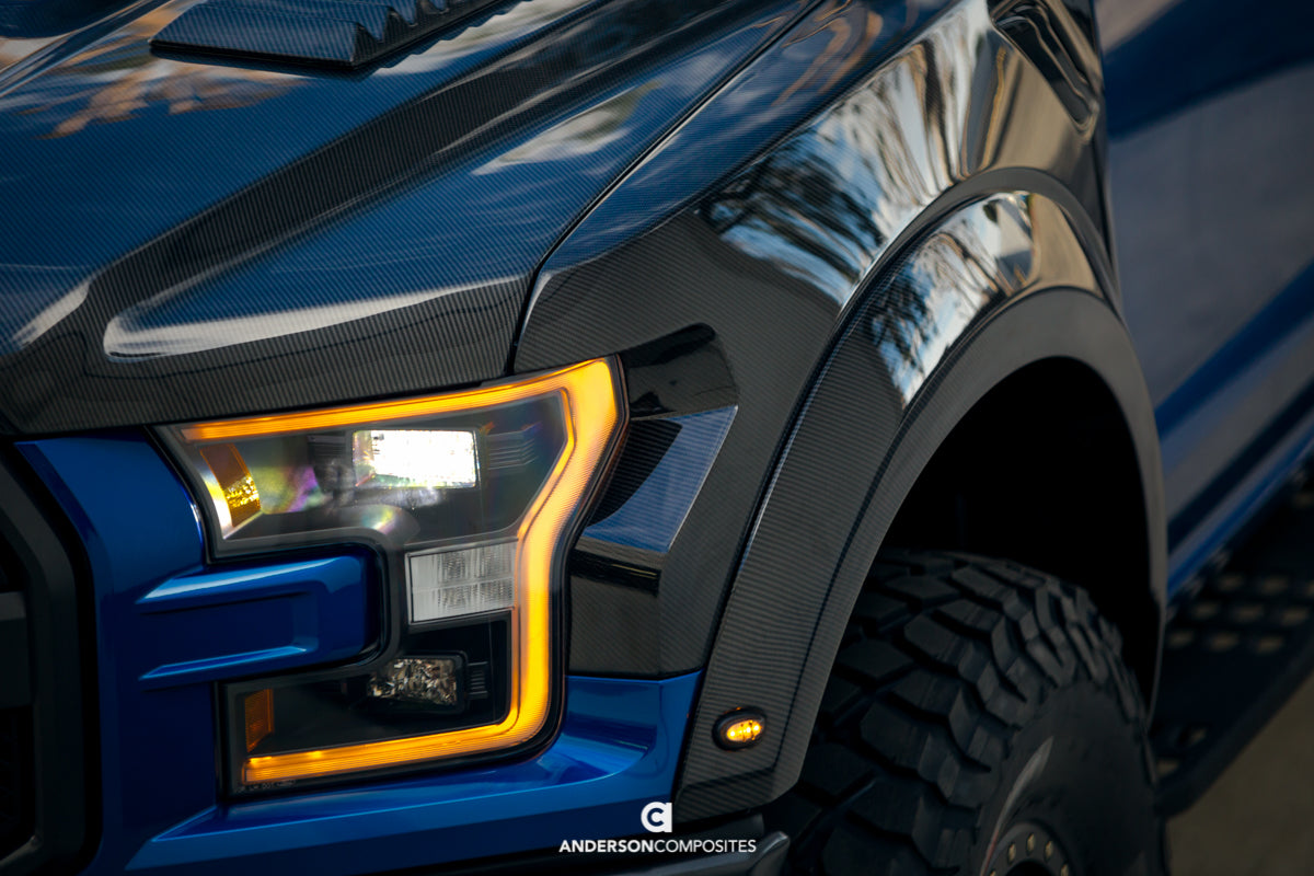 2017-20 Ford F-150 Raptor Type-OE carbon fiber fenders - image 9