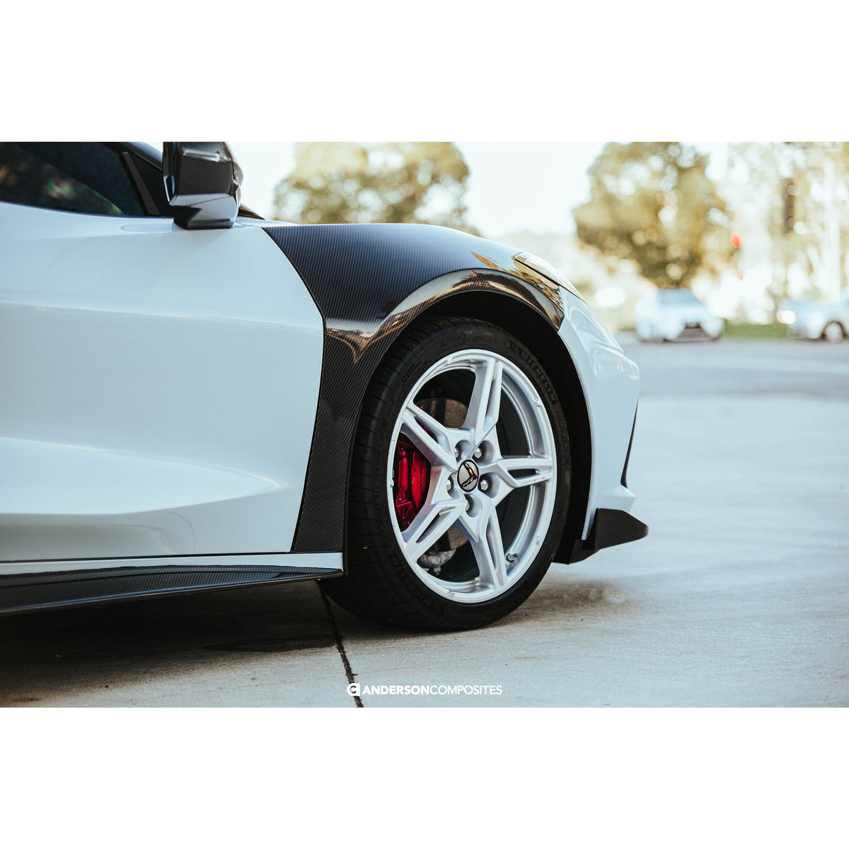 Anderson Composites 2020–24 Chevrolet Corvette C8 Stingray Carbon Fiber Front Fenders (Pair), view 6