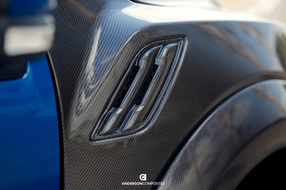 2017-20 Ford F-150 Raptor Type-OE carbon fiber fender vents - image 5