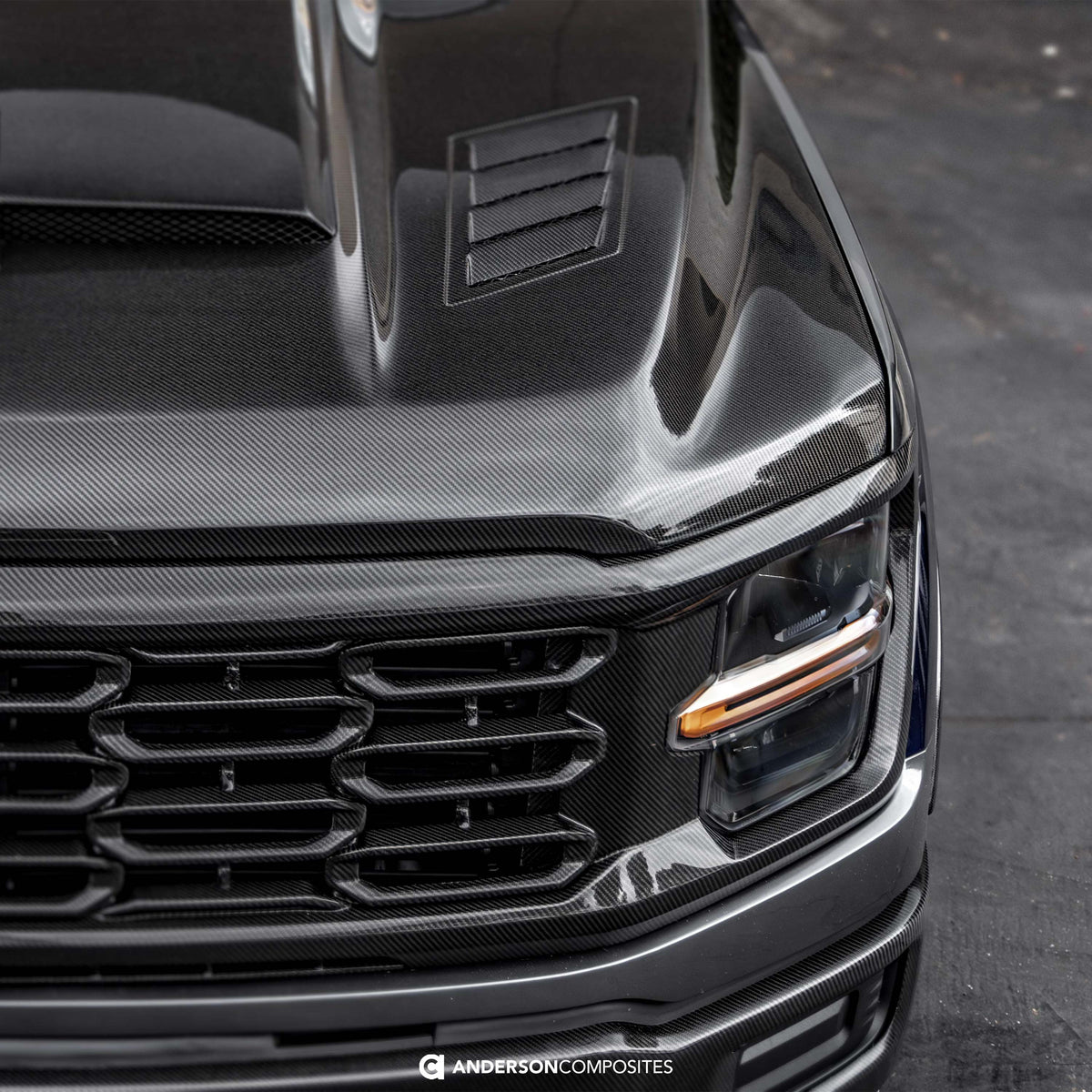 2024-25 Ford F-150 carbon fiber front grille