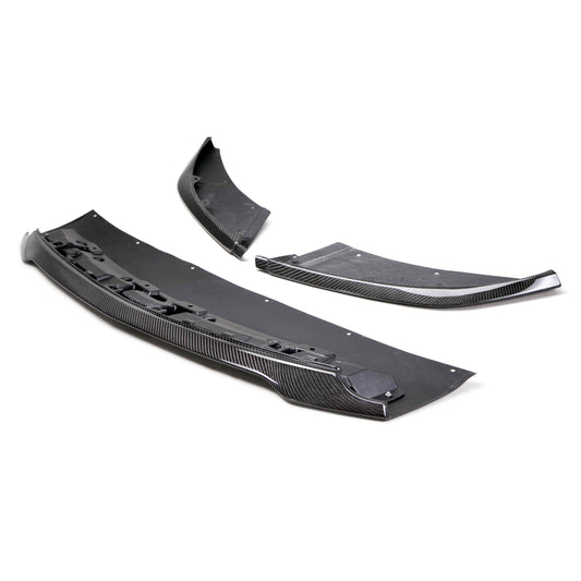 2015-20 MUSTANG SHELBY GT350 CARBON FIBER FRONT SPLITTER (3 PC)