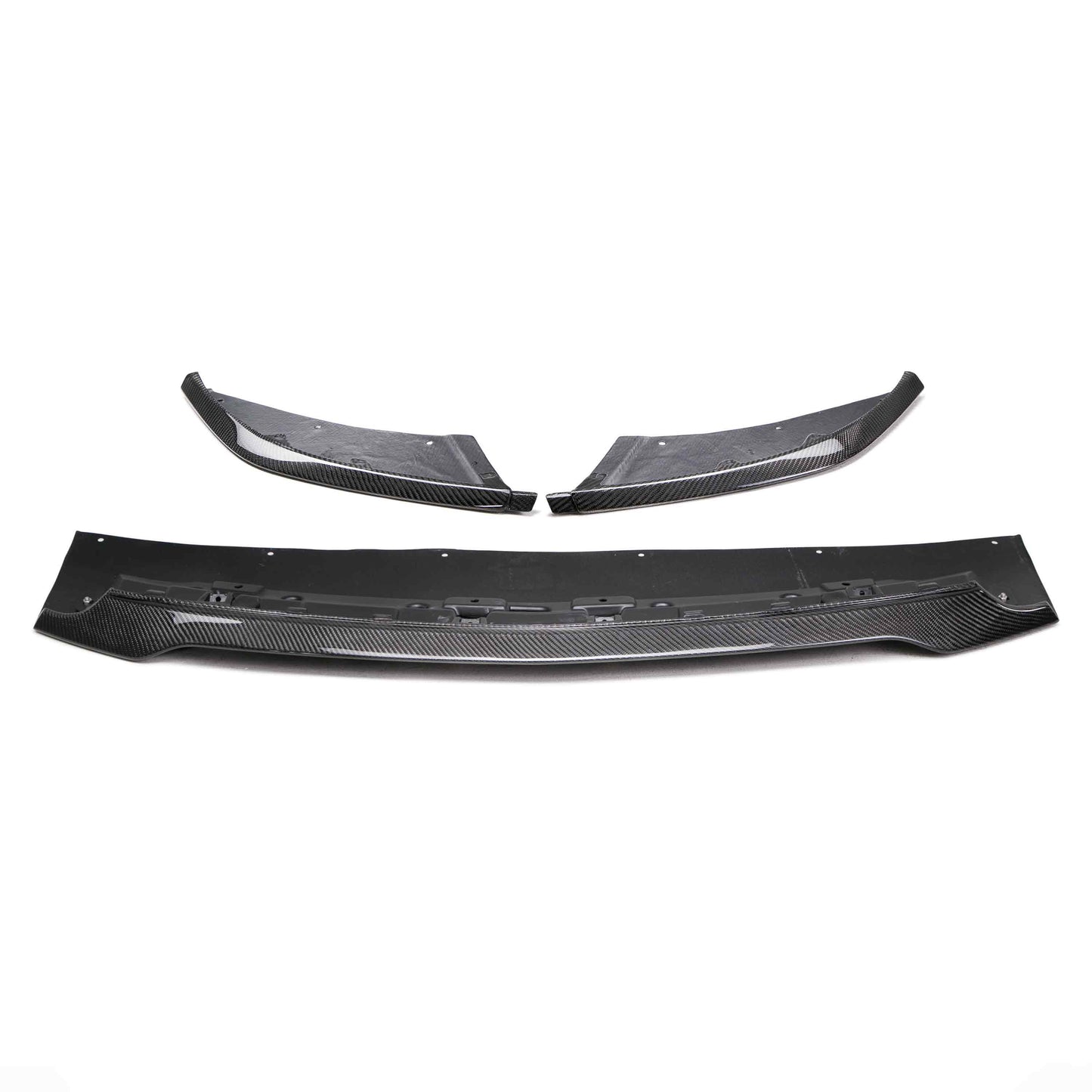 2015-20 MUSTANG SHELBY GT350 CARBON FIBER FRONT SPLITTER (3 PC)