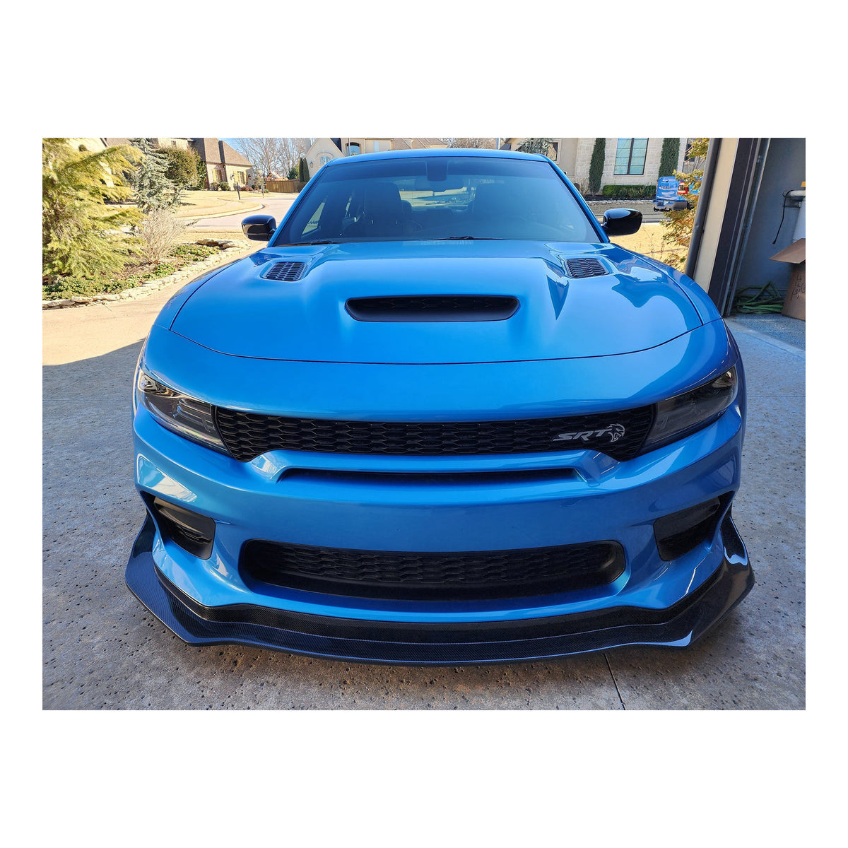 2020–23 Dodge Charger Widebody Type-MB Carbon Fiber Front Chin Spoiler