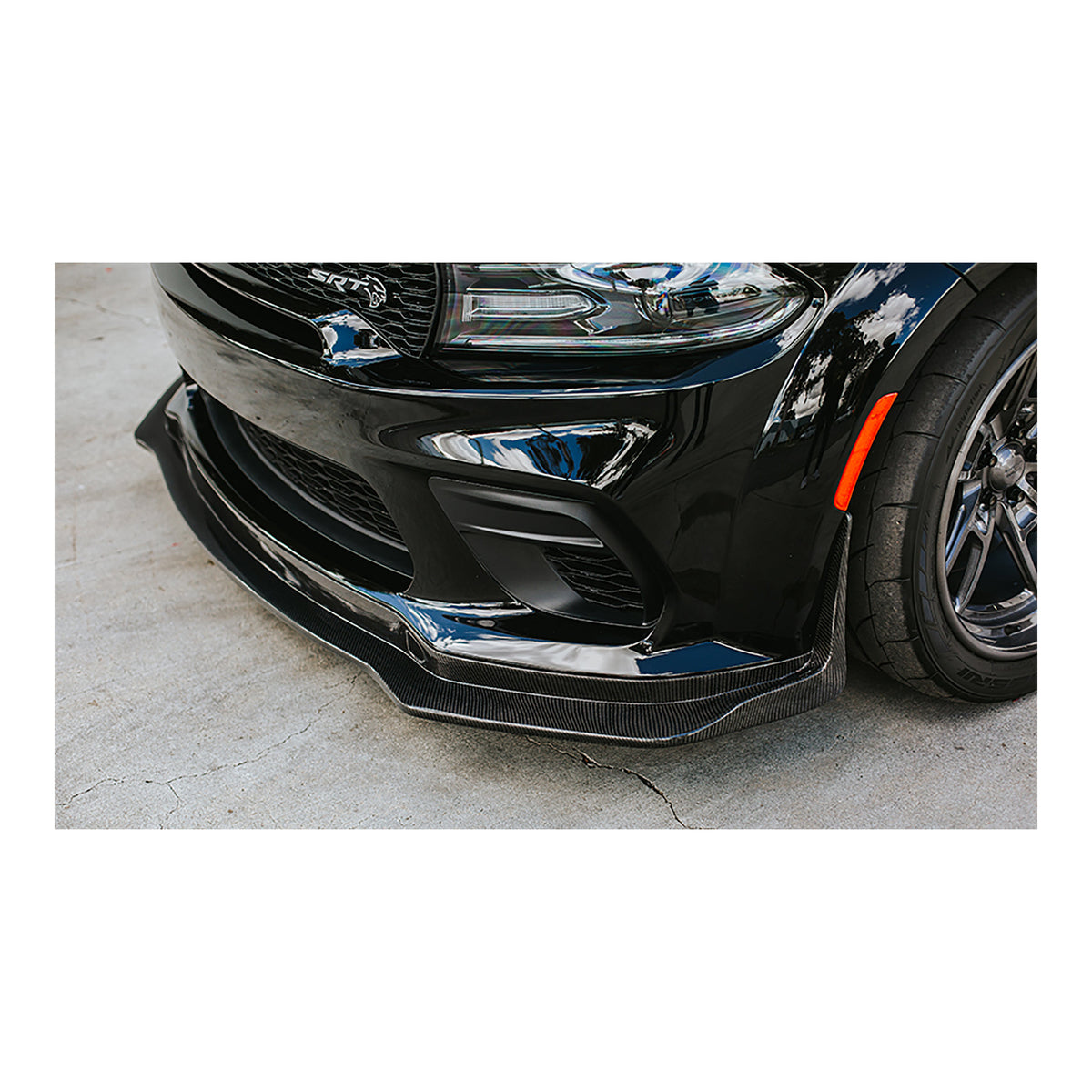 2020–23 Dodge Charger Widebody Type-MB Carbon Fiber Front Chin Spoiler