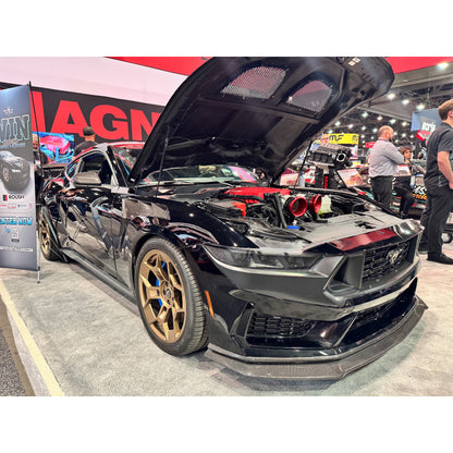 2024-26 Ford Mustang Dark Horse Type-GT5 carbon fiber front splitter – image 8