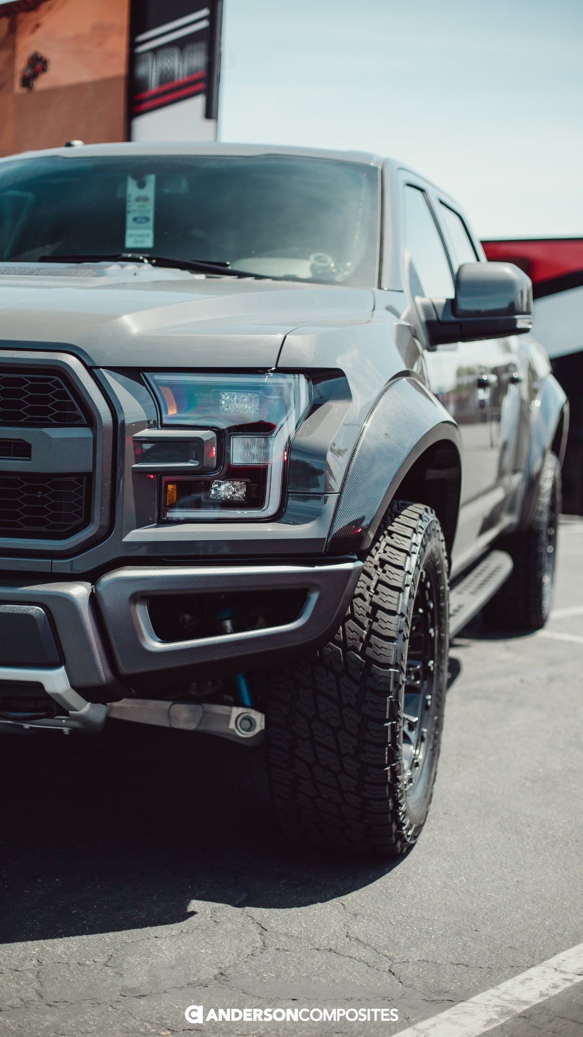 2017-20 Ford F-150 Raptor Carbon Fiber Wide Front Fender Flares - image 7