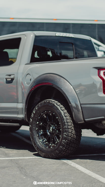 2017-20 Ford F-150 Raptor Carbon Fiber Wide Rear Fender Flares - image 5