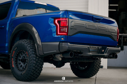 2017-20 Ford F-150 Raptor Carbon Fiber Rear Fender Flares - image 5
