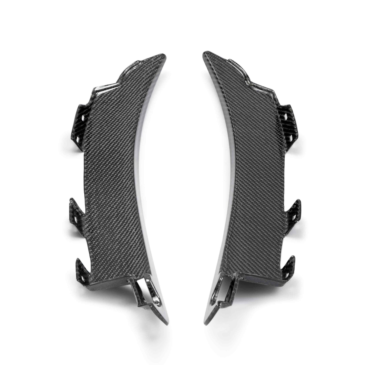 2015-20 MUSTANG SHELBY GT350 CARBON FIBER REAR SPLASH GUARDS
