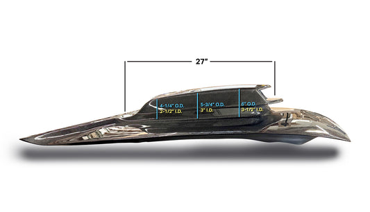 2015-23 Dodge Challenger Type-HM Carbon Fiber Hood - Image 2