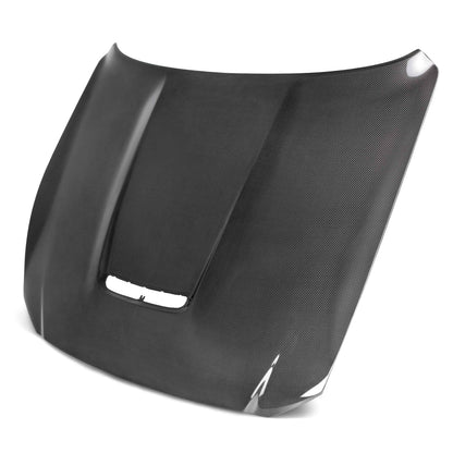 2015-20 MUSTANG SHELBY GT350 DOUBLE-SIDED CARBON FIBER HOOD