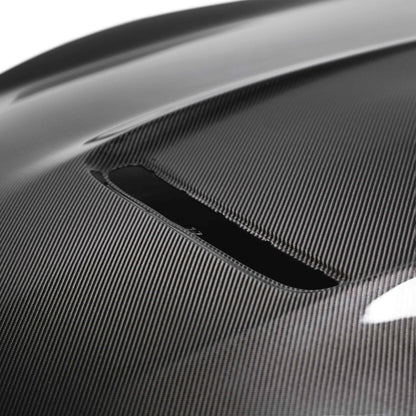 2015-20 MUSTANG SHELBY GT350 DOUBLE-SIDED CARBON FIBER HOOD
