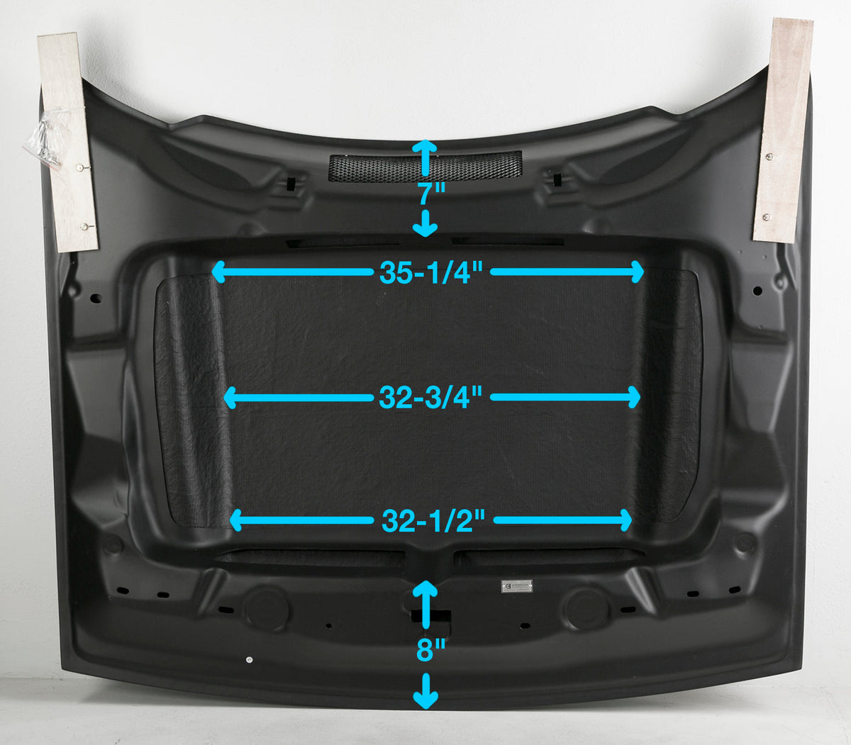 2018-23 Dodge Challenger Type-DP Demon Style Carbon Fiber Cowl Hood - Image 4
