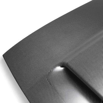 2018 Dodge Challenger Demon Type-OE Dry Carbon Hood - Image 4