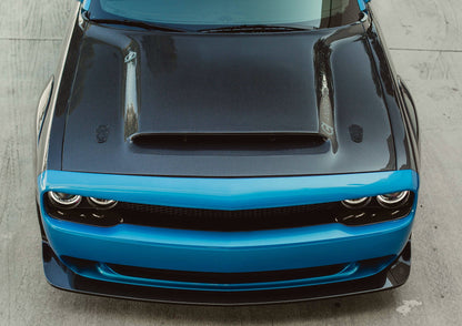 2018 Dodge Challenger Demon Type-OE Carbon Fiber Hood - Image 7