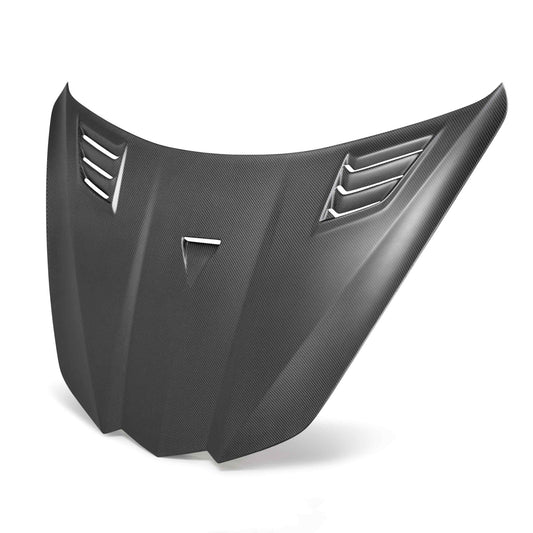 Anderson Composites 2020–24 Chevrolet Corvette C8 Type-GT Dry Carbon Fiber Hood, view 1