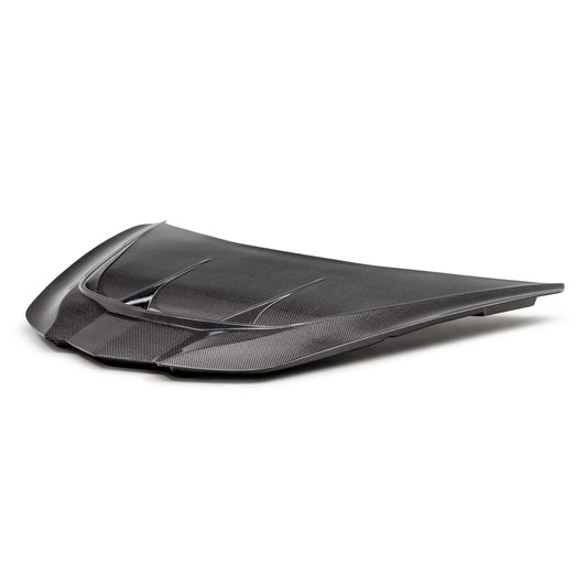 Anderson Composites 2020–24 Chevrolet Corvette C8 Stingray Type-Z1 Double-Sided Carbon Fiber Hood, view 2
